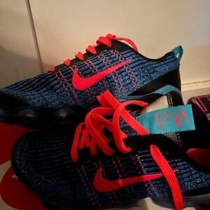 Nike Kids Blue and Red Sneakers